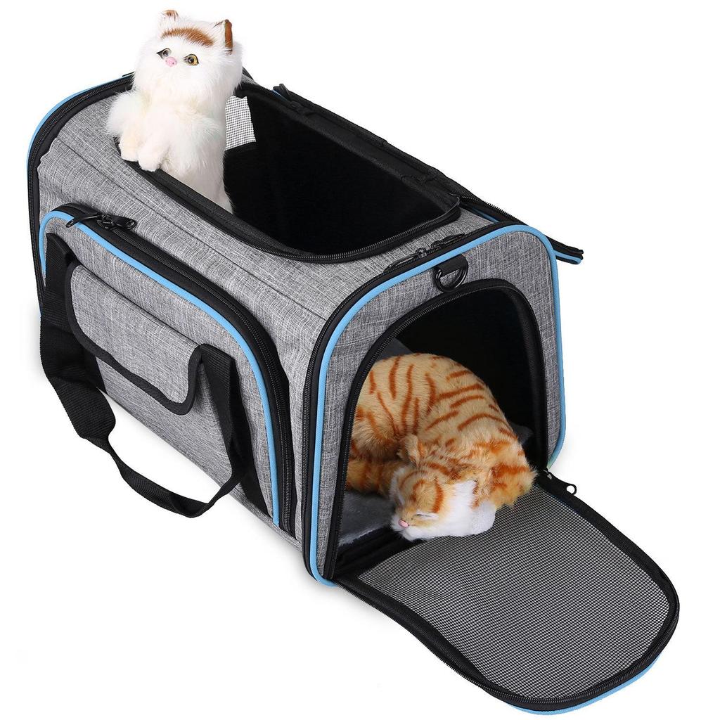 Large Capacity Multifunctional Breathable Pet Folding Handbag for Cats