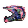 Unisex Off-Road Motorcycle Full Helmet 225 Pink Size 5 Travel Personality Safety Cover Four Seasons Motorbike Riding Helmet