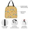 Custom P-Pikachus Portable Lunch Boxes Women Men Multifunction Cartoon Thermal Cooler Food Insulated Lunch Bag School Student