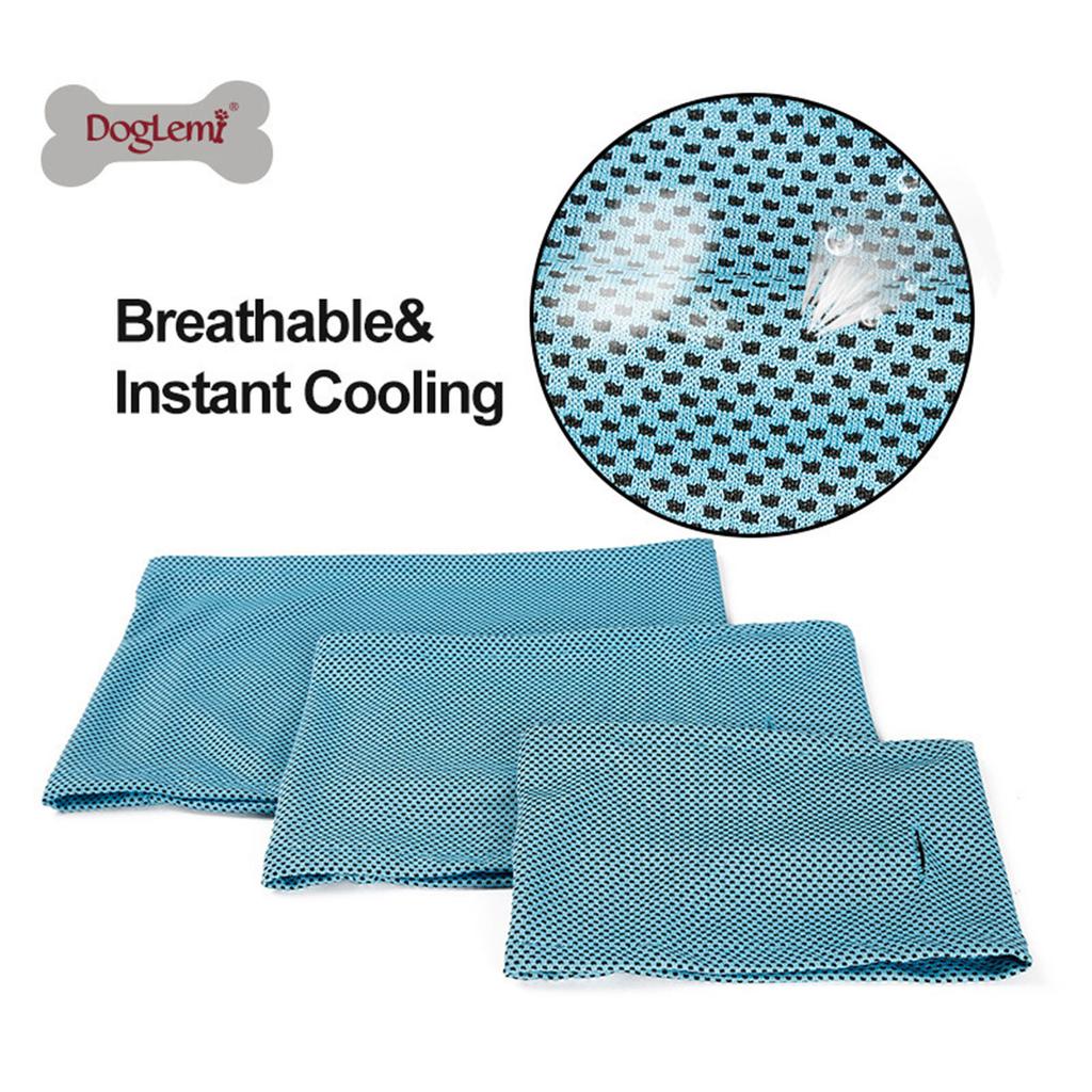 Pet Dog Instant Cooling Scarf Summer Cat Cooling Bandana Collar Ice Towels for Small Medium Large Dogs Cool Collars Pet Supplies