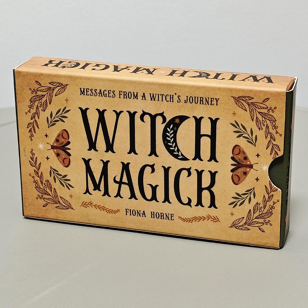 Witch Magick Oracle Deck 10.3*6cm 40 Pcs Inspiration Cards with Keywords