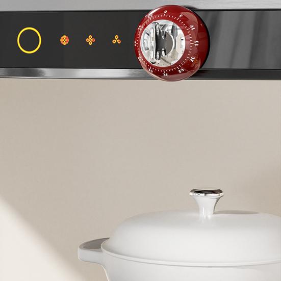 Mechanical Kitchen Timer Adjustable Countdown Timer with Precise Seconds And Minutes No Batteries Needed Magnetic Back Loud Ringing Alert for Cooking