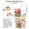 Animal Mushroom Butterfly Wall Sticker Kids Room Background Home Decoration Mural Living Room Wallpaper Funny Decal