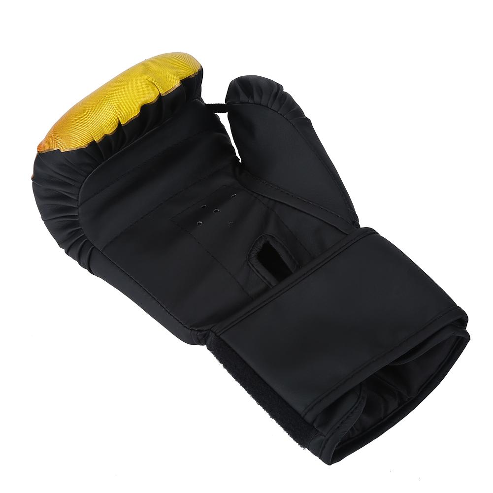 Adult Boxing Fighting Muay Thai Sparring Punching Kickboxing Grappling Sandbag Gloves Black