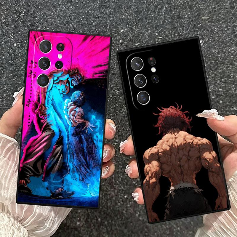 Baki the Grappler Anime Soft Phone Case for Samsung Galaxy S26 S25 Edge S24 Ultra S23 Plus S22 S21 FE S20 Black Cover Back Shell