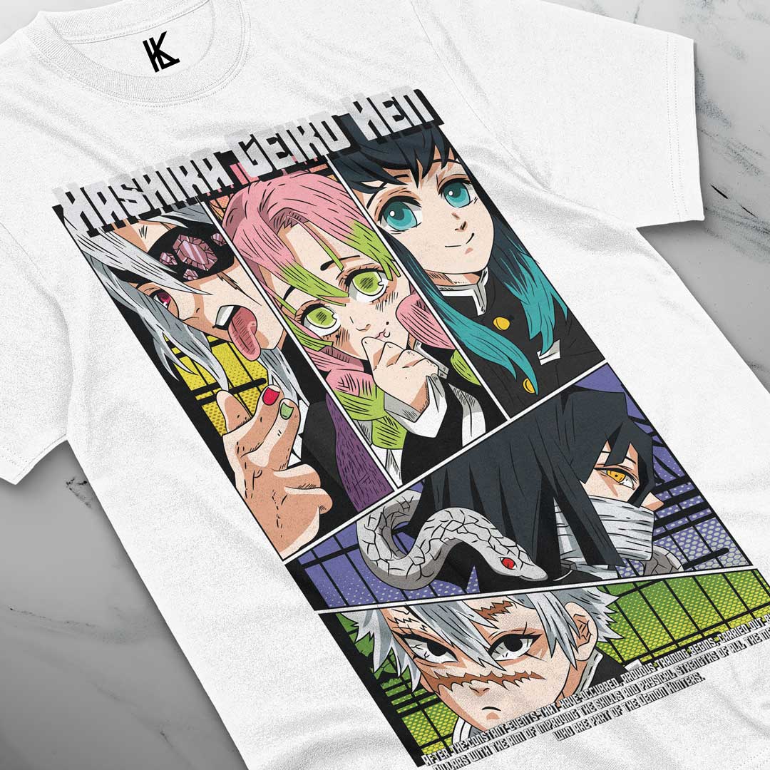 

Hashira Demon Slayer T-Shirt Kimetsu No Yaiba Tengen Horror Anime Gift Shirt All Size 4XL