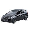1/32 TOYOTA PRIUS Alloy Car Toy Diecast Model Sound & Light Pull Back Toy Car Center Console Decorative Ornaments Gift for Kid