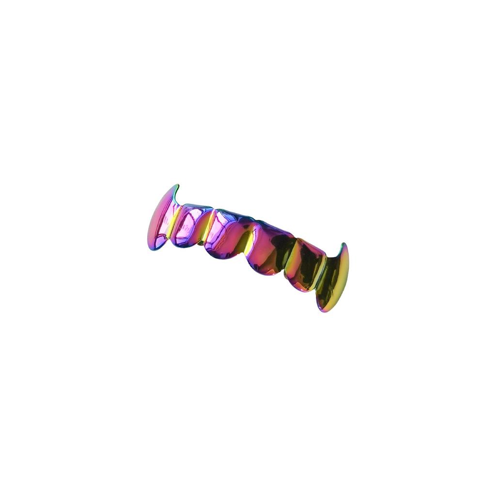 Smooth Six-Tooth Canine Hip Hop Teeth Grill - European and American Style