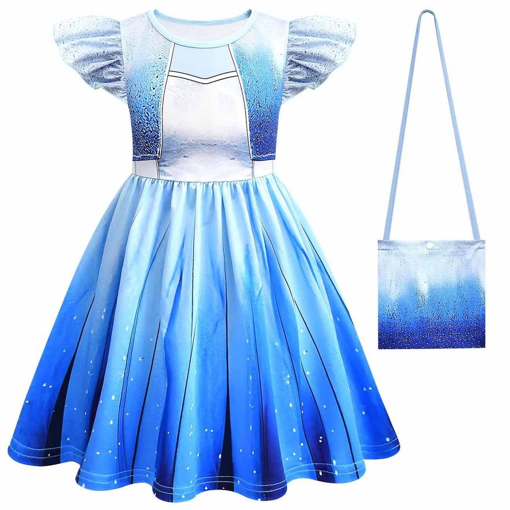 Girls cChloe Cosplay A-Line Dress Kids Performance Party Costume