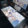 Kawaii Girl Keyboard Mat Furina Anime Mousepad HD New Pretty Genshin Impact Game Office PC Desk Mat Carpet Non-slip speed rubber
