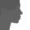 Estele 24Kt Gold Plated Enamel Overlapping Stud Earrings for Women, One Size (368/712 ER)