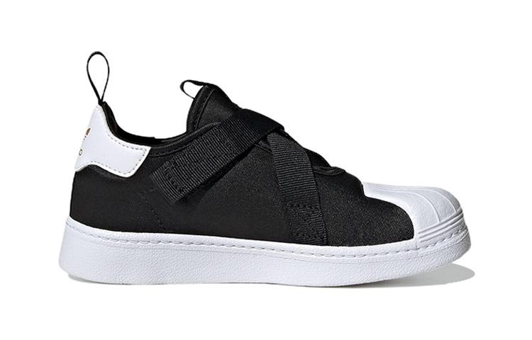 Adidas Superstar 360 Little Kid 'Black White Gold' HQ6080
