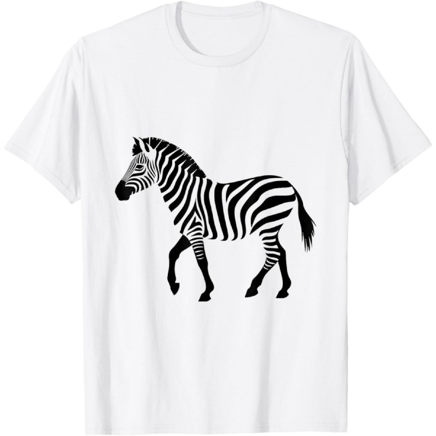 Zebra Graphic T-Shirt S