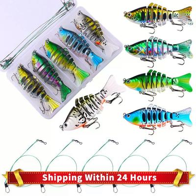 Fishing Lures Sinking Wobblers Artificial Lures 10cm Multi Jointed Swimbait For Pike Bass Trout Hard Bait Fishing Tackle Pesca
