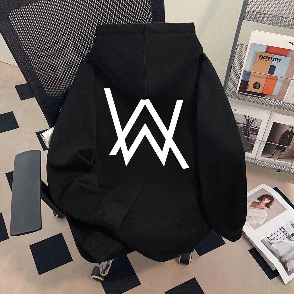 Alan Walker Men's Hooded Sweatshirt - Co-branded Electronic Music Style Jacket