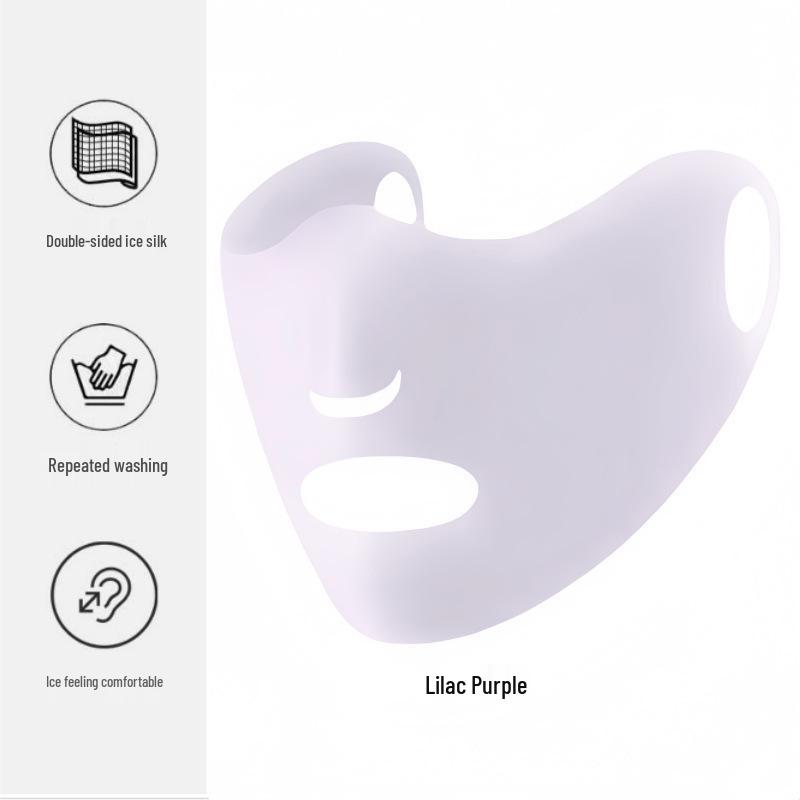 2025 Women's Sun Protection Mask, UV Shield with 3D Hyaluronic Acid, Breathable and Eye Corner Protection, Thin Summer Design