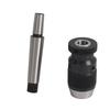 Self Tighten Drill Chuck Drill Chuck 1-16mm Capacity 45# Steel Self Tighten Keyless Lathe Drill Chuck with MT3-B18 Taper Arbor