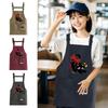 Adjustable Kitchen Apron Cartoon Cooking Smock Cute Catering Work Clothes  for Home Kitchen