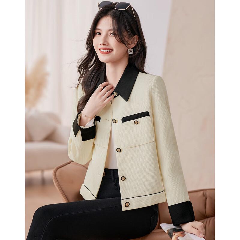 

Women s Elegant Long-Sleeve Short Jacket S