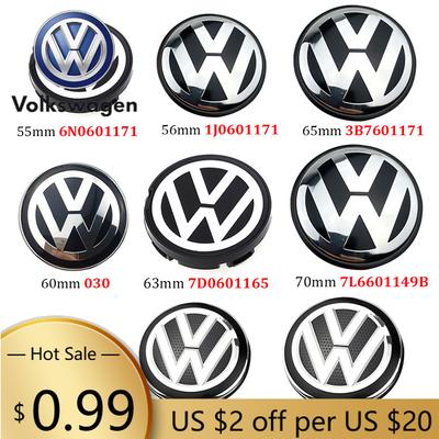 För VW Volkswagen Jetta MK5 Golf 4 st/set 56mm/65mm/66mm Bilstyling Fälgcenterkåpor Navkåpor Emblem Tillbehör För VW Volksw