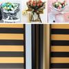 10pc Fashion Stripe Flower Gift Wrapping Opp Paper 60*60cm Painting Florist Bouquet Decoration Korean Style Gift Packaging Paper