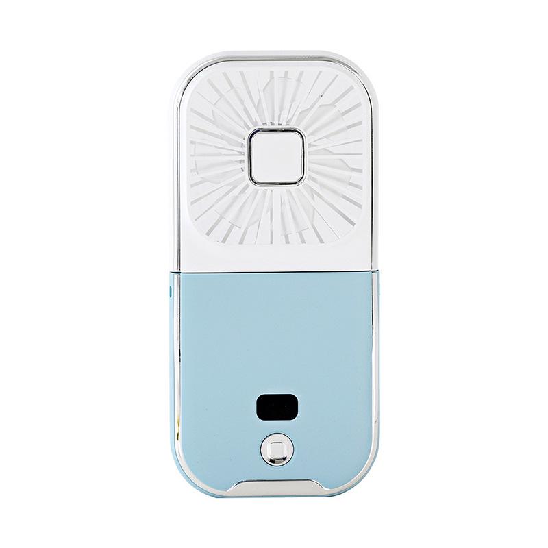 Portable Foldable Neck-Hanging Handheld Desktop Multi-Function Power Bank Fan - Compact and Customizable Gift Item
