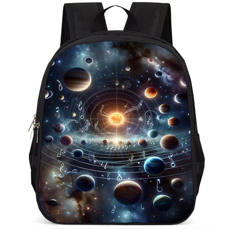 Spacious 15-inch Lightweight Oxford Cloth Backpack For Kids Unisex School Bag