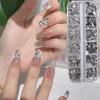 Nail Art Irregular Shape Flat-Bottom Rhinestones with Square Box