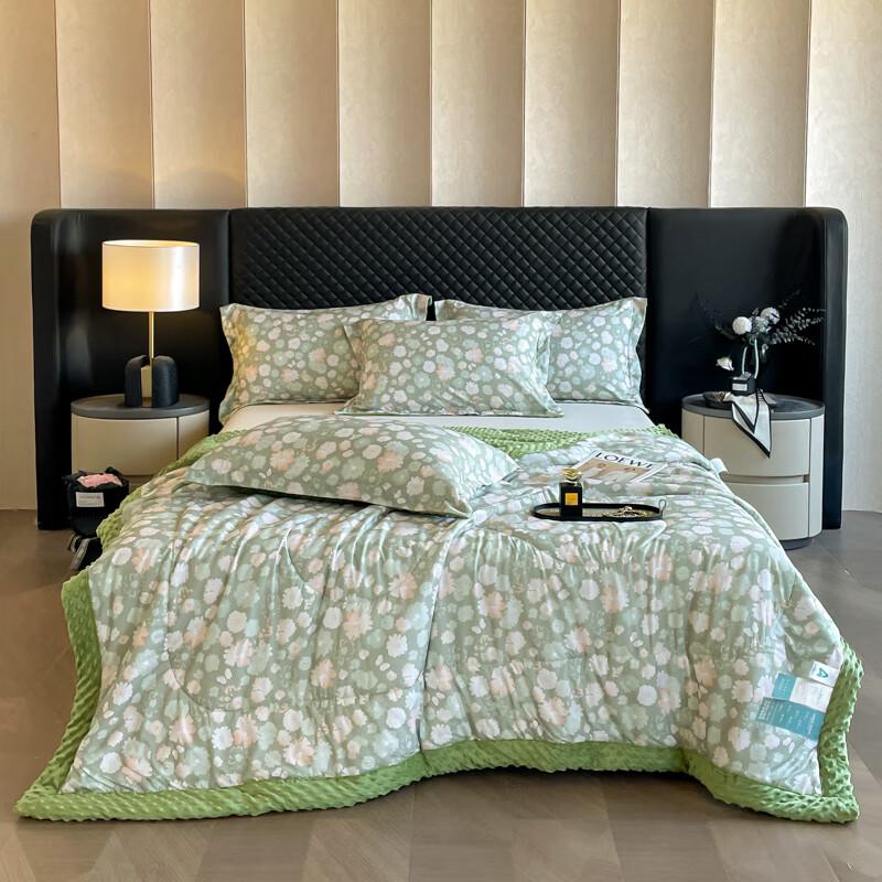 

Bosscon Bean Velvet Double-Layer Gauze Summer Quilt