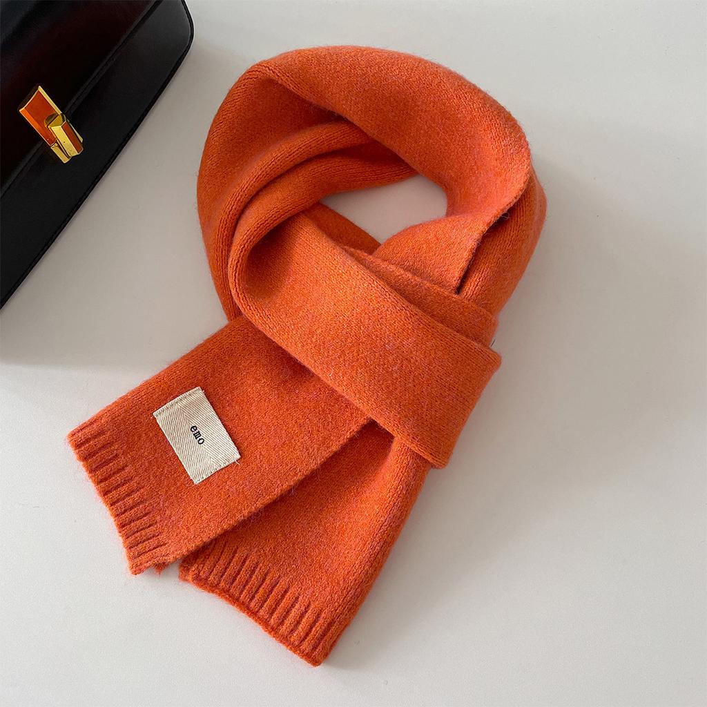 Nowy Jesienno-Zimowy Damski Męski Koreański Szalik Dzianinowy Wełniany Ciepły Gruby Szalik na Szyję Chustka Gruby Wiatroodporny Zimoodporny Otulacz