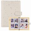 A5 PU Leather Binder Cover with Magnetic Buckle Closure, 6 Ring Personal Notebook for Organizing Planner, Photo Card Sleeves