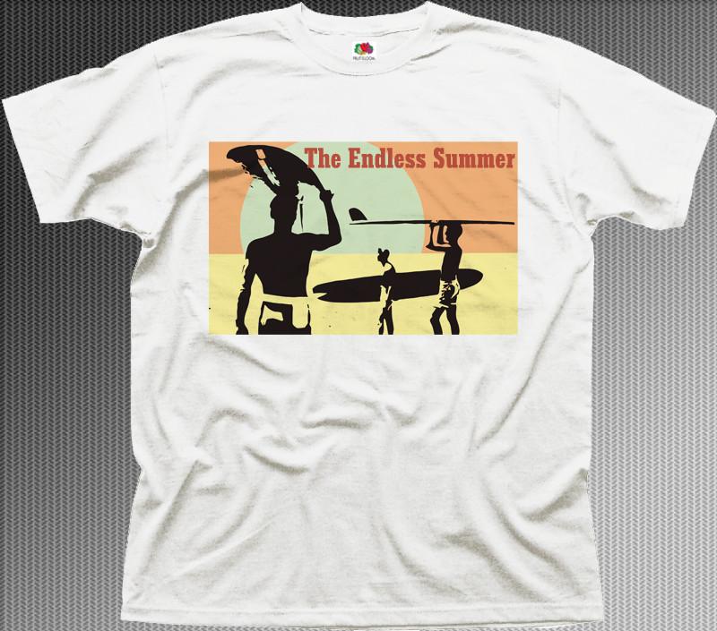 

Белая хлопковая футболка The Endless Summer серфинг серф Гавайи Сиаргао OZ9899 XL