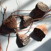 Natural Zen Style Large Lotus Head with Seeds, Dried Fruit, and Mini Lotus for Christmas Home Decoration.