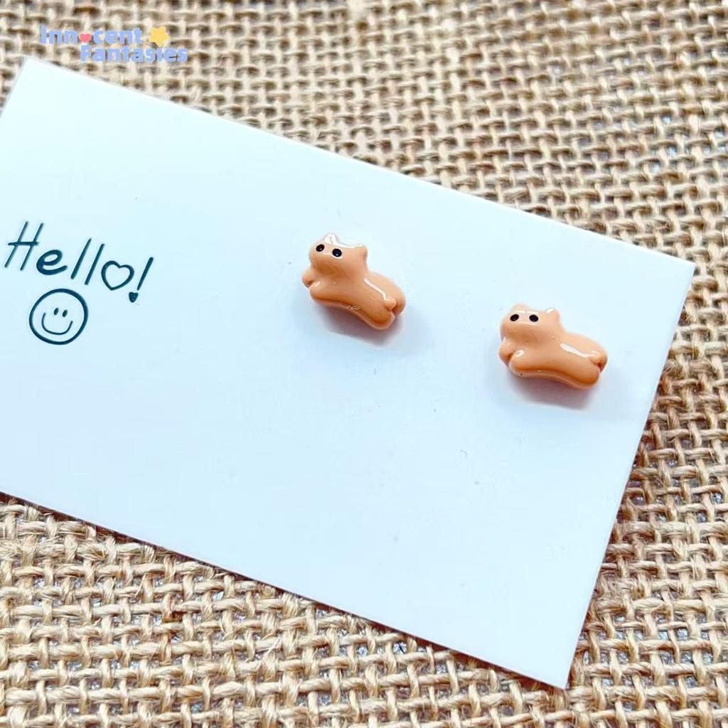 Colorful Mini Animal Stud Earrings - Fresh, Unique Style for Women