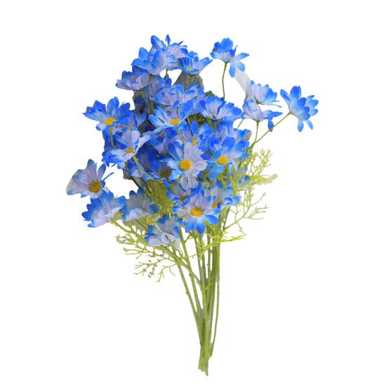 Artificial Flowers UV Resistant Fake Wildflowers with Stem for Indoor Outdoor Porch Patio