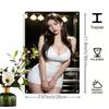 2D Flat Tin Sign Portrait Weatherproof Metal Wall Art Decor for Indoor Outdoor