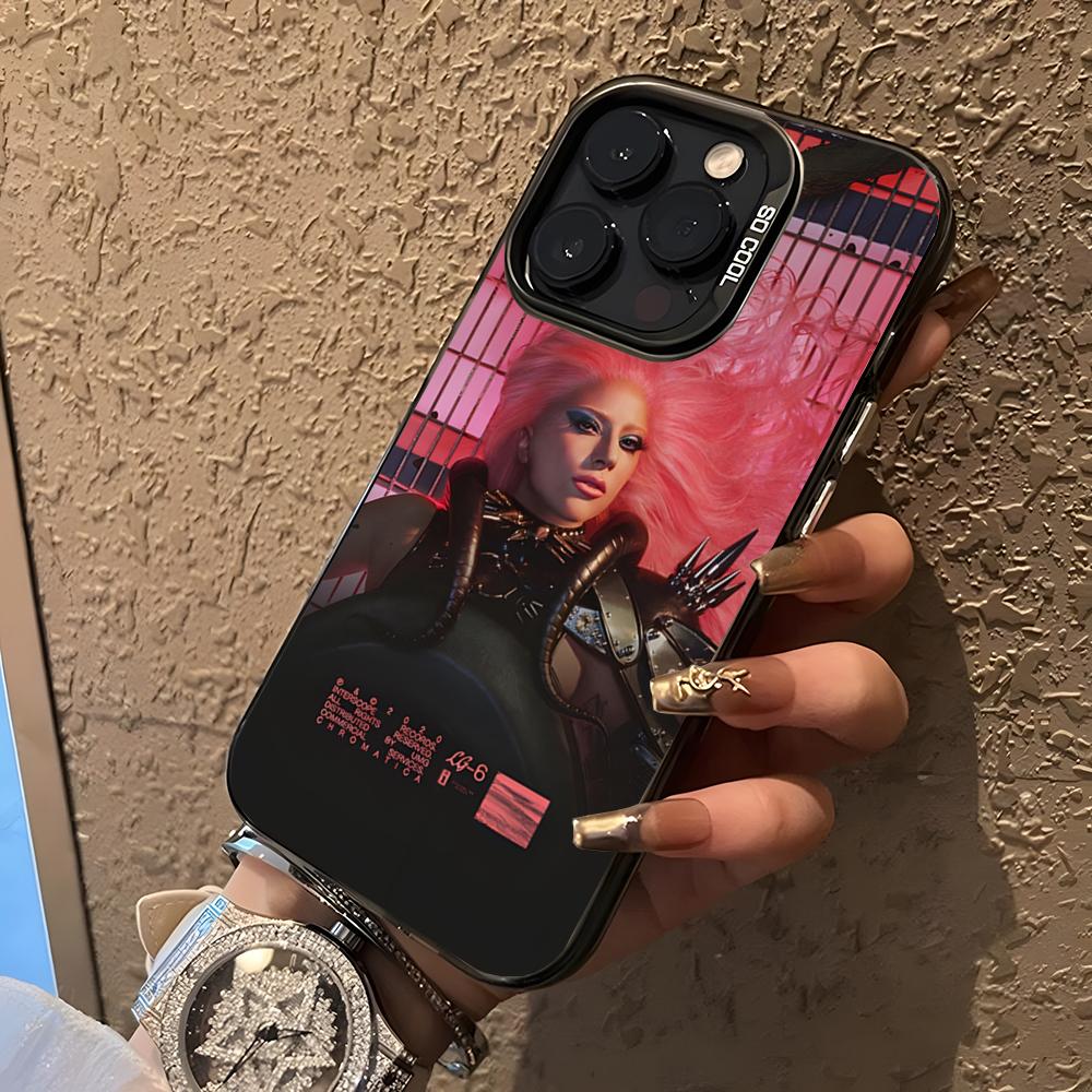 LADY-GAGA -MAYHEM Phone Case For 17 Air IPhone 16 Pro Max 15 14 Plus 12 13 X XS Max 11 Colorful Silver Cover