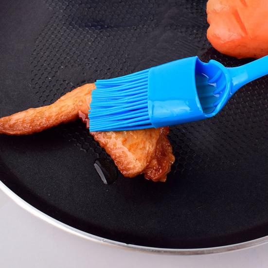 6Pcs Silicone Oil Brush Set Heat Resistant Basting Brushes for Cooking Baking Grilling BPA-Free Oil Applicator Pastry Brush for Sauce Marinade