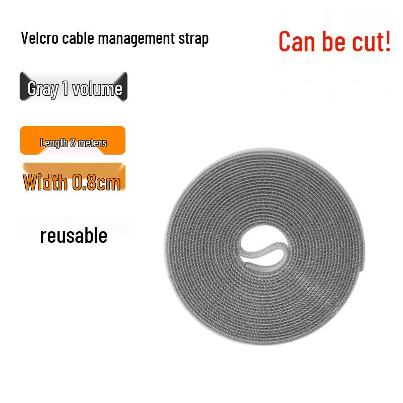 

Colorful Nylon Back-to-Back Hook and Loop Fasteners for Data Cable Binding