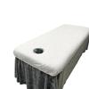 Disposable Dustproof Beauty Salon Bed Cover with Hole - Elastic Fitted Non-Woven Fabric Sheet for Massage Bed