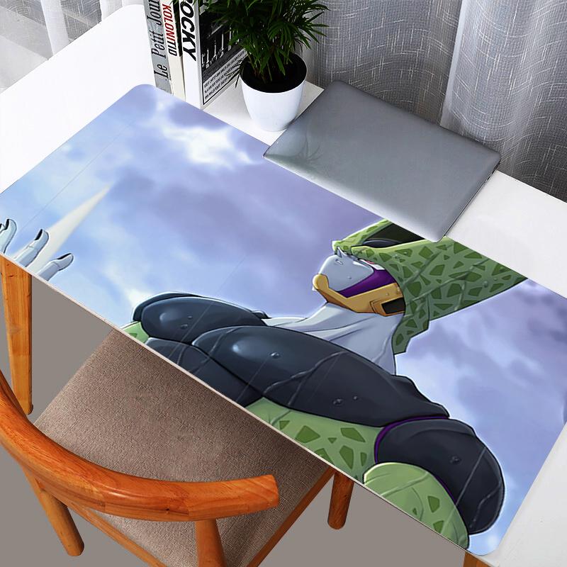 DBZ Dragon Ball Cell Mouse Pad Professional Esports Gamers Speed Pc Gaming Rubber Keyboard Notbook Desk Mat Mousepad X