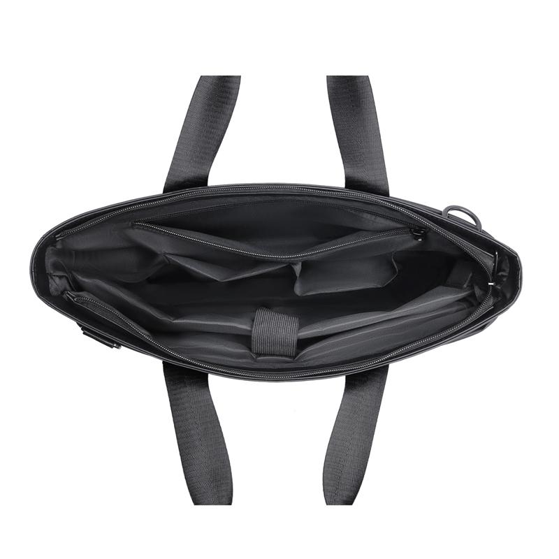 Men's Business Briefcase Large Capacity Handbag Oxford Crossbody Bag Commuter Shoulder Computer Bag