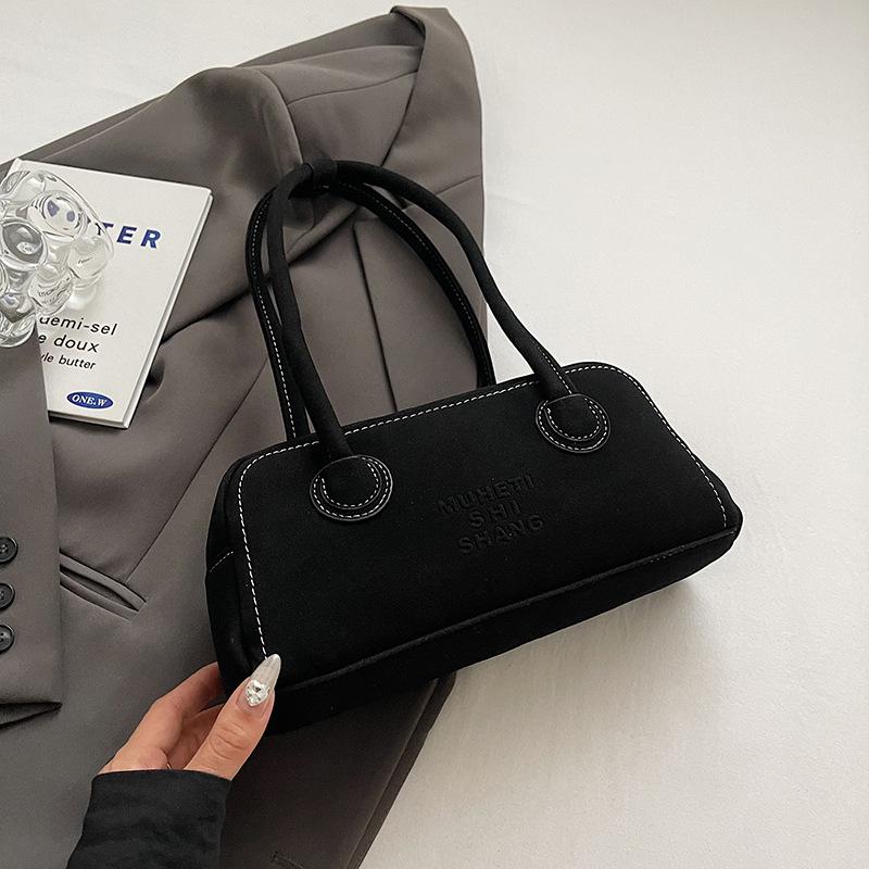Retro matte bag autumn and winter new commuter shoulder underarm bag women's handbag