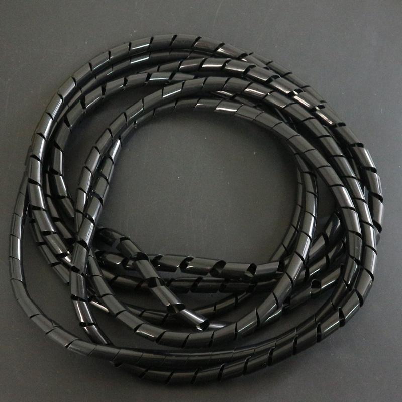 PE 4/5/6/8/10/12/14/16 /18 To 30mm Cable Tie Wire Winding Pipe Spiral Wrapping Bands Organizer Sheath Tube Sleeve Harness Hose