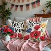 New Floral Pillowcases Home Festival Sofa Cushion Pillowcase Decoration