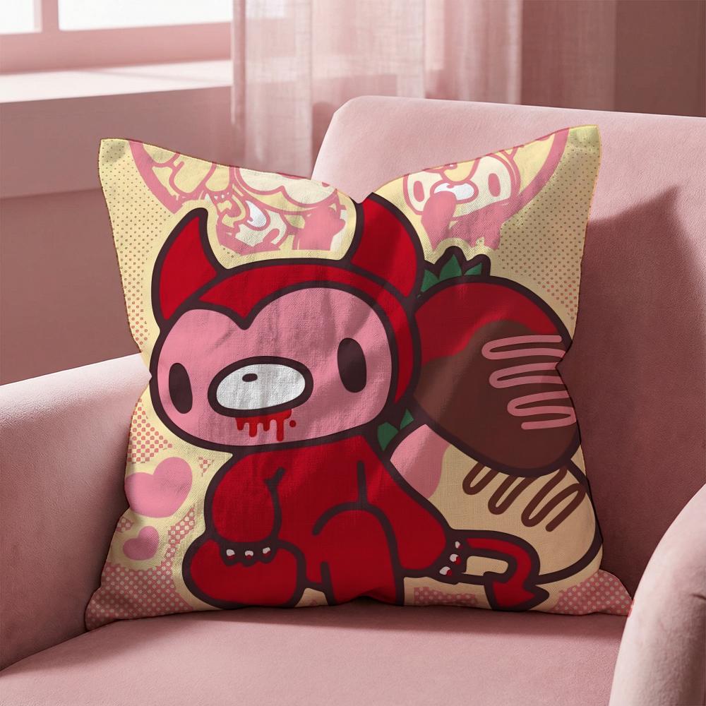 G-Gloomy Bear CARTOON Cushion Cover Multi-Scene Pillow Cover for Home & Car - Reversible, Soft & Durable for Daily Use