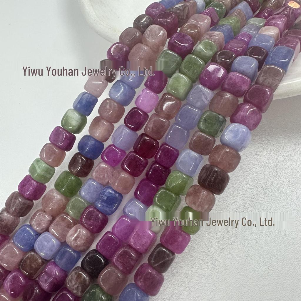 Natural Stone Square Beads for DIY Bracelets & Necklaces