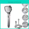 Luxury Handheld Shower Head Set With Powerful Pressure, Anti-rust And Durable, 4 Modes, 1.5m Hose