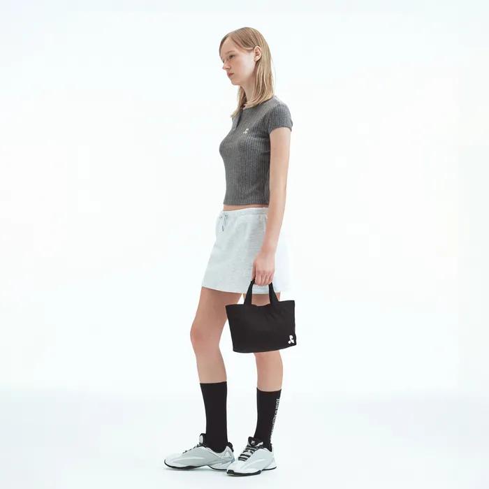 COTTON MINI TOTE BAG (BLACK)