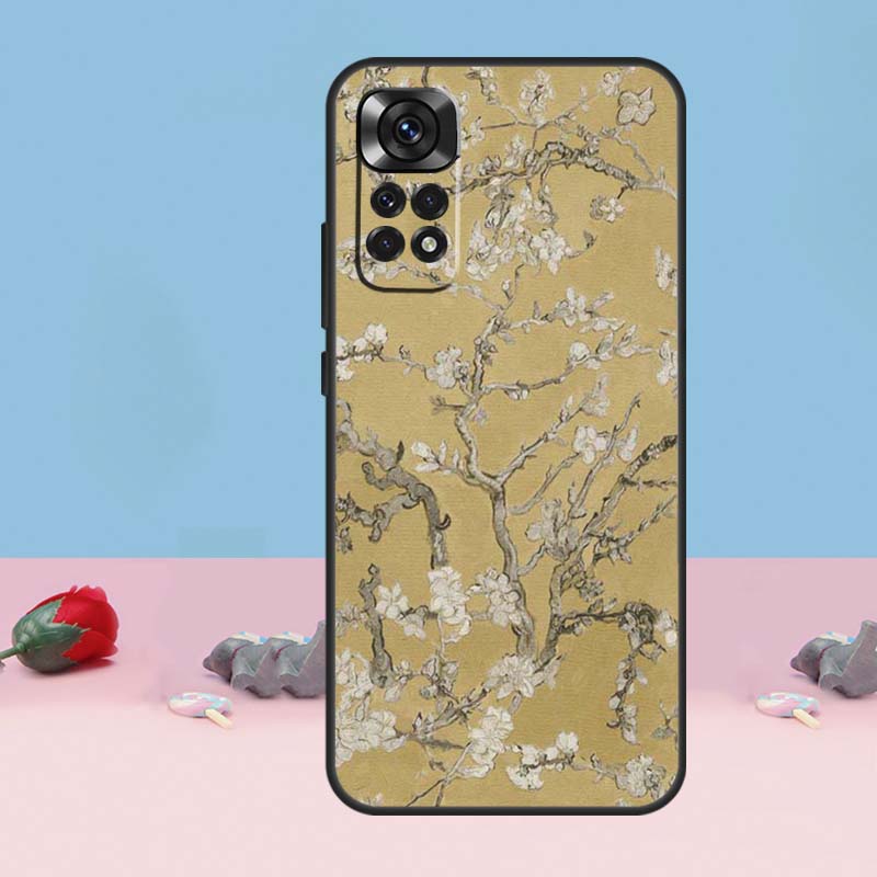 Blossoming Almond Tree Cover For Xiaomi Redmi Note 11 9 10 12 13 14 15 Pro Plus Case For Redmi 14C 10C 12C 13C 15 C